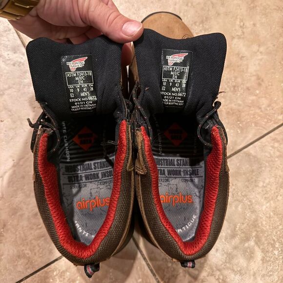 Redwing Men's Brown and Tan Boots - Picture 3 of 6